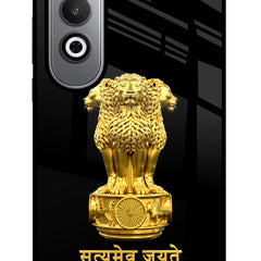 Satyamev Jayate Golden Oneplus Nord CE4 Glass Case