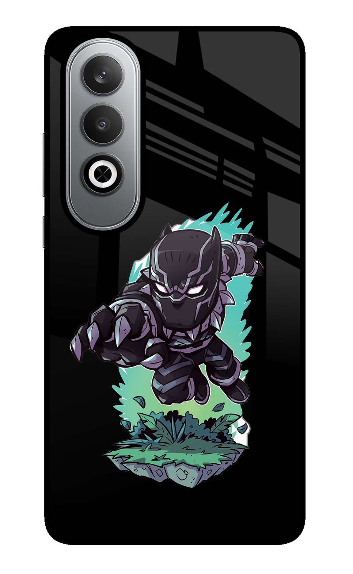 Black Panther Oneplus Nord CE4 Glass Case