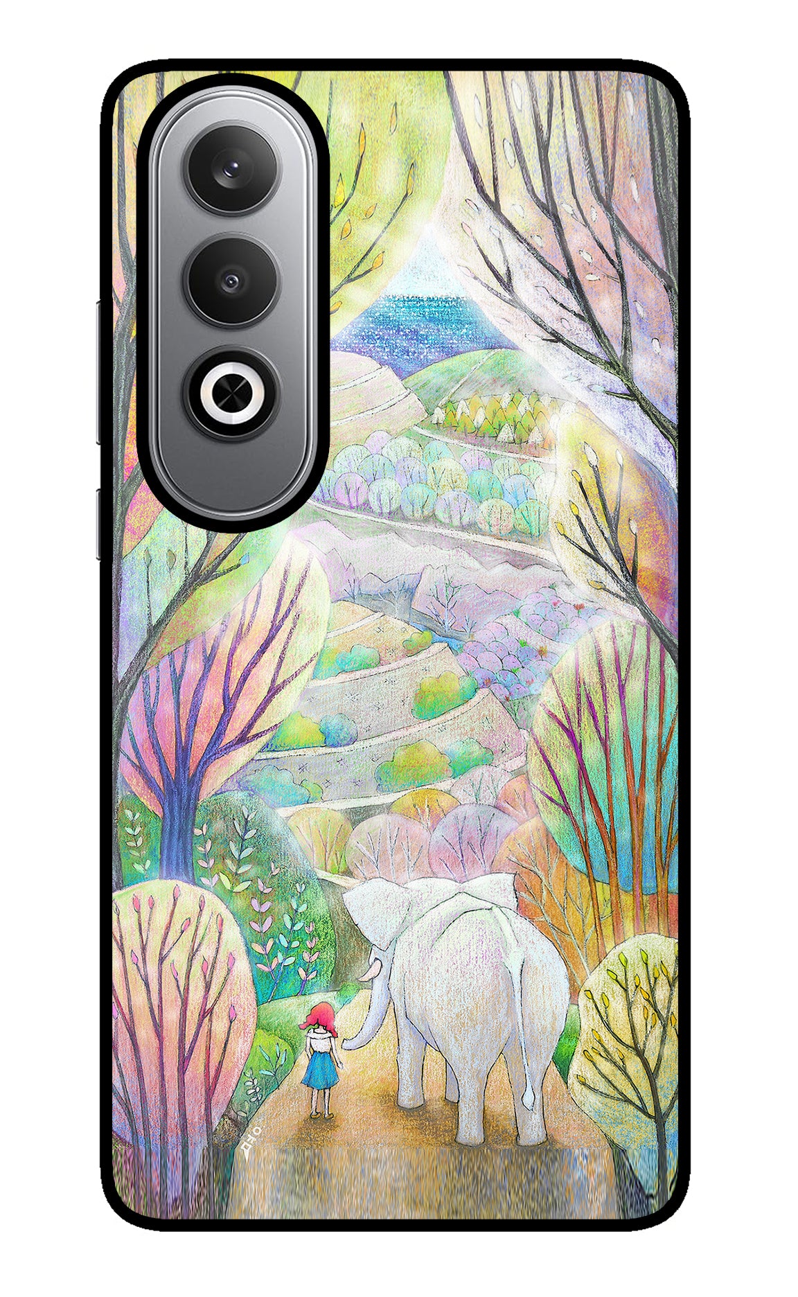 Nature Painting Oneplus Nord CE4 Glass Case