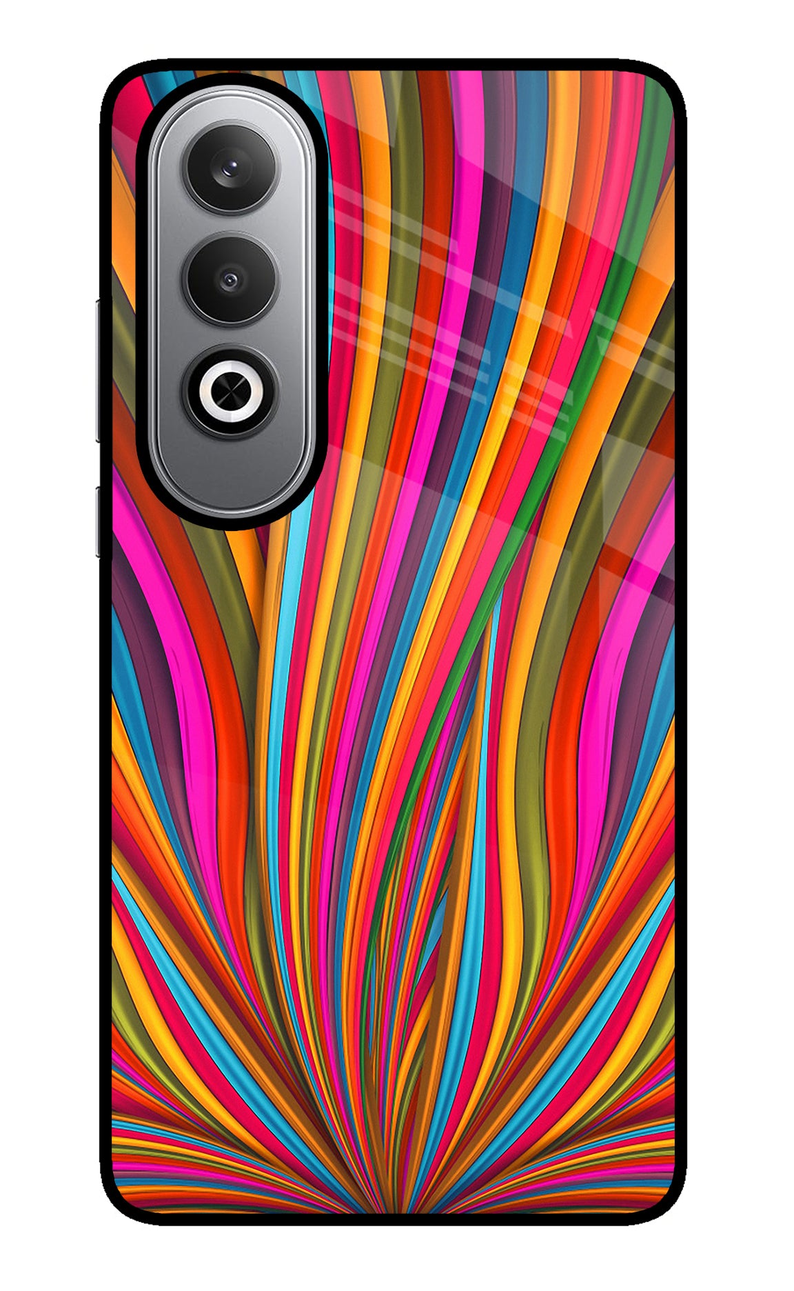 Trippy Wavy Oneplus Nord CE4 Glass Case