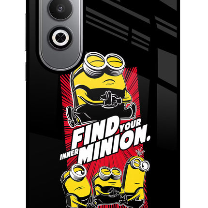 Find your inner Minion Oneplus Nord CE4 Glass Case Back Cover by Casekaro