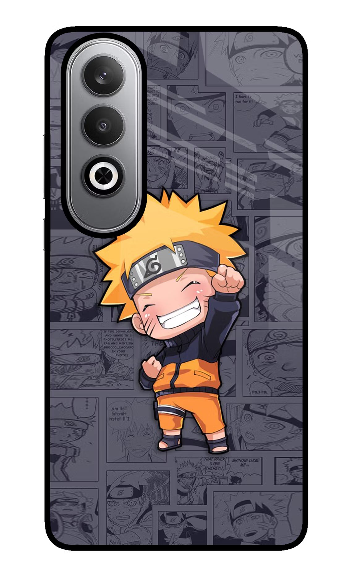Chota Naruto Oneplus Nord CE4 Glass Case Back Cover by Casekaro
