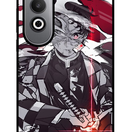 Demon Slayer Oneplus Nord CE4 Glass Case Back Cover by Casekaro