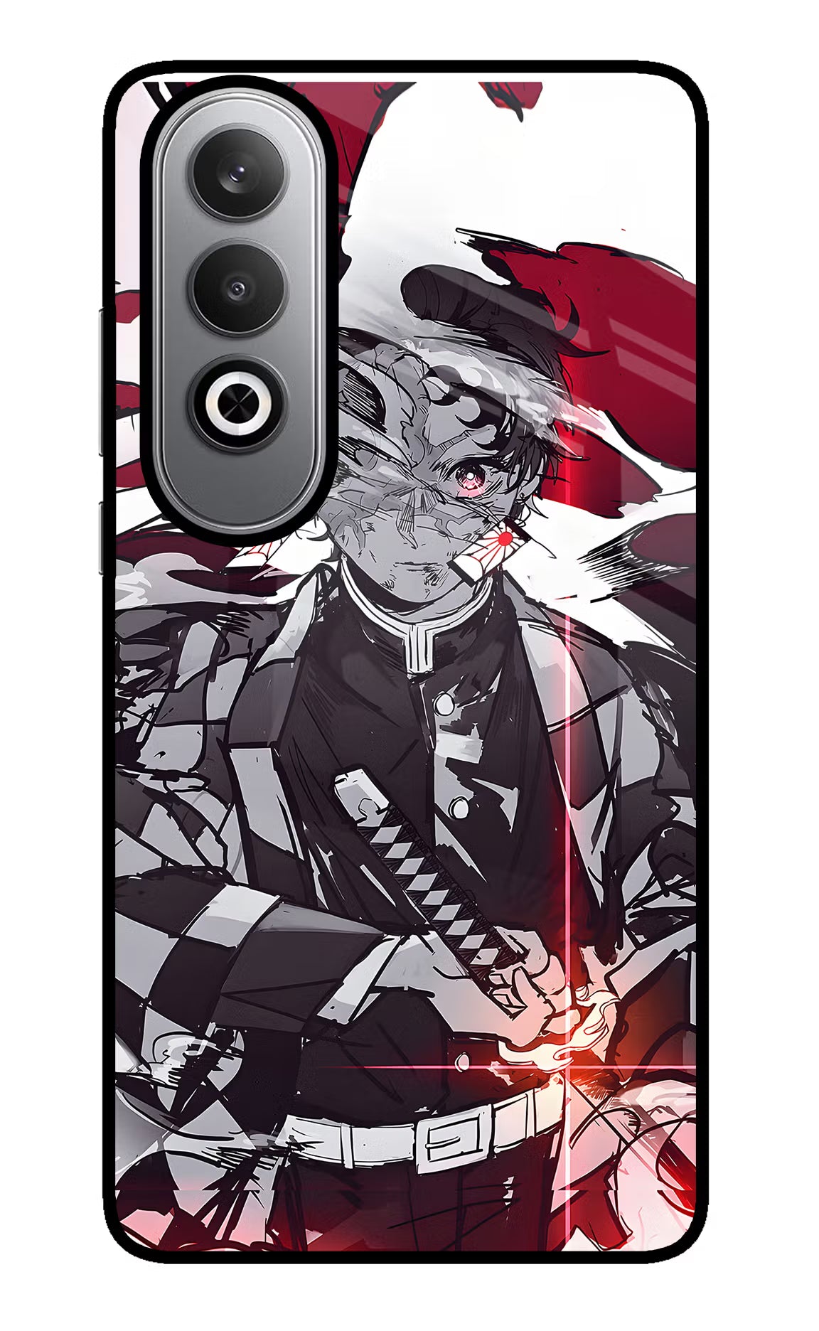 Demon Slayer Oneplus Nord CE4 Glass Case Back Cover by Casekaro