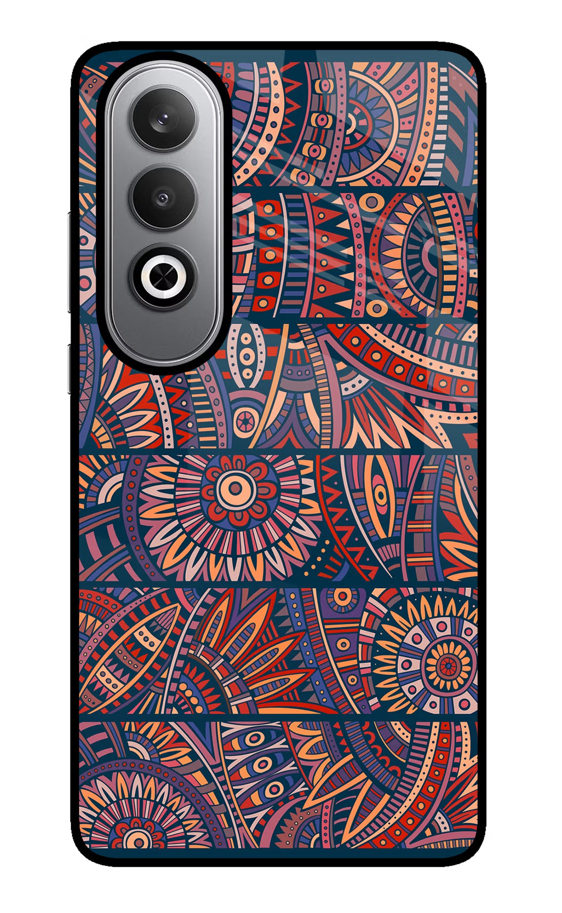 African Culture Design Oneplus Nord CE4 Glass Case Back Cover by Casekaro
