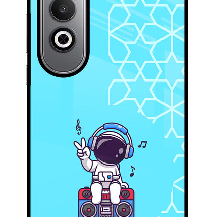 Cute Astronaut Chilling Oneplus Nord CE4 Glass Case