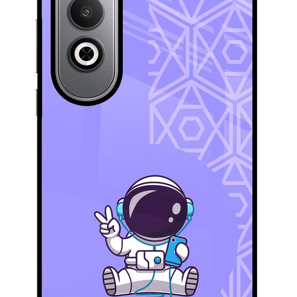 Cute Astronaut Chilling Oneplus Nord CE4 Glass Case
