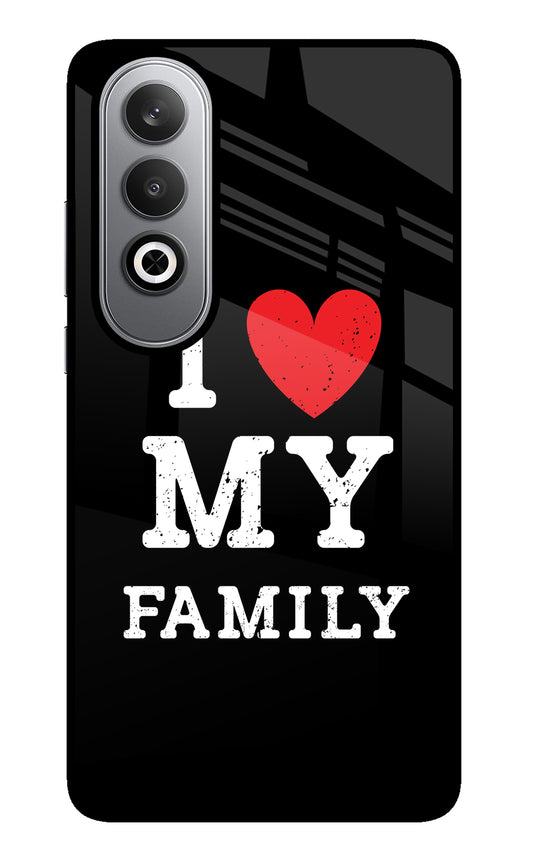 I Love My Family Oneplus Nord CE4 Glass Case