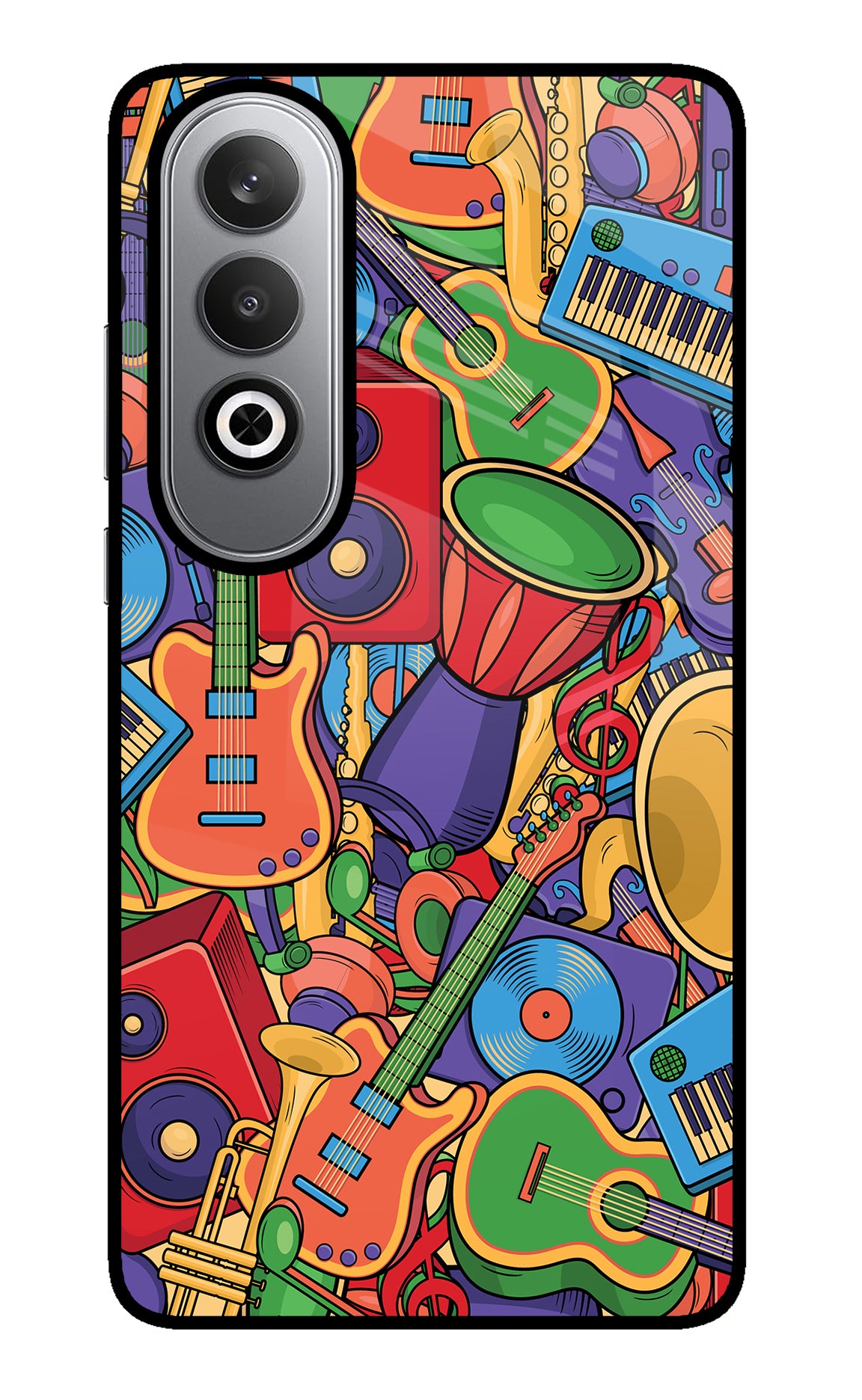 Music Instrument Doodle Oneplus Nord CE4 Back Cover