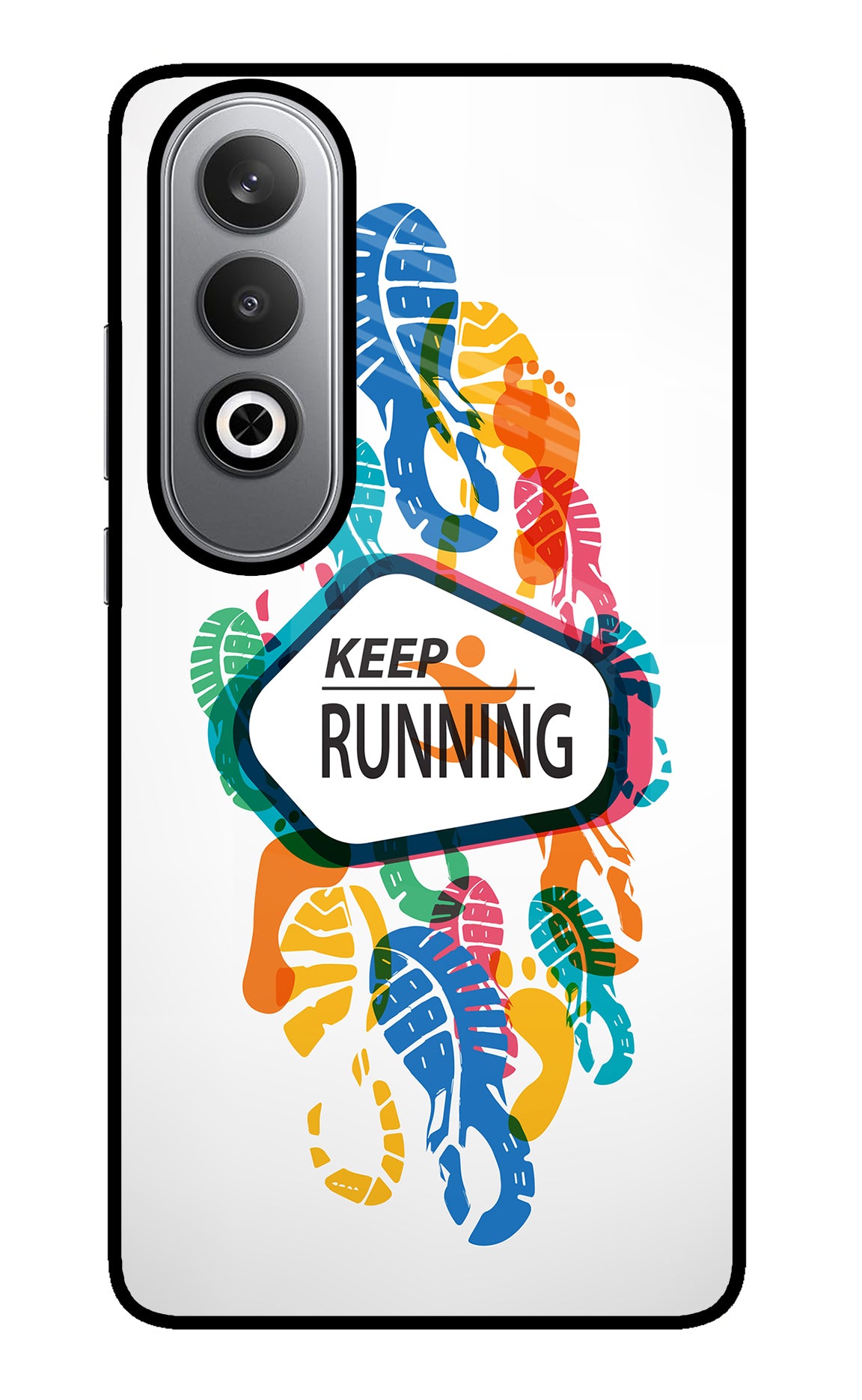 Keep Running Oneplus Nord CE4 Glass Case