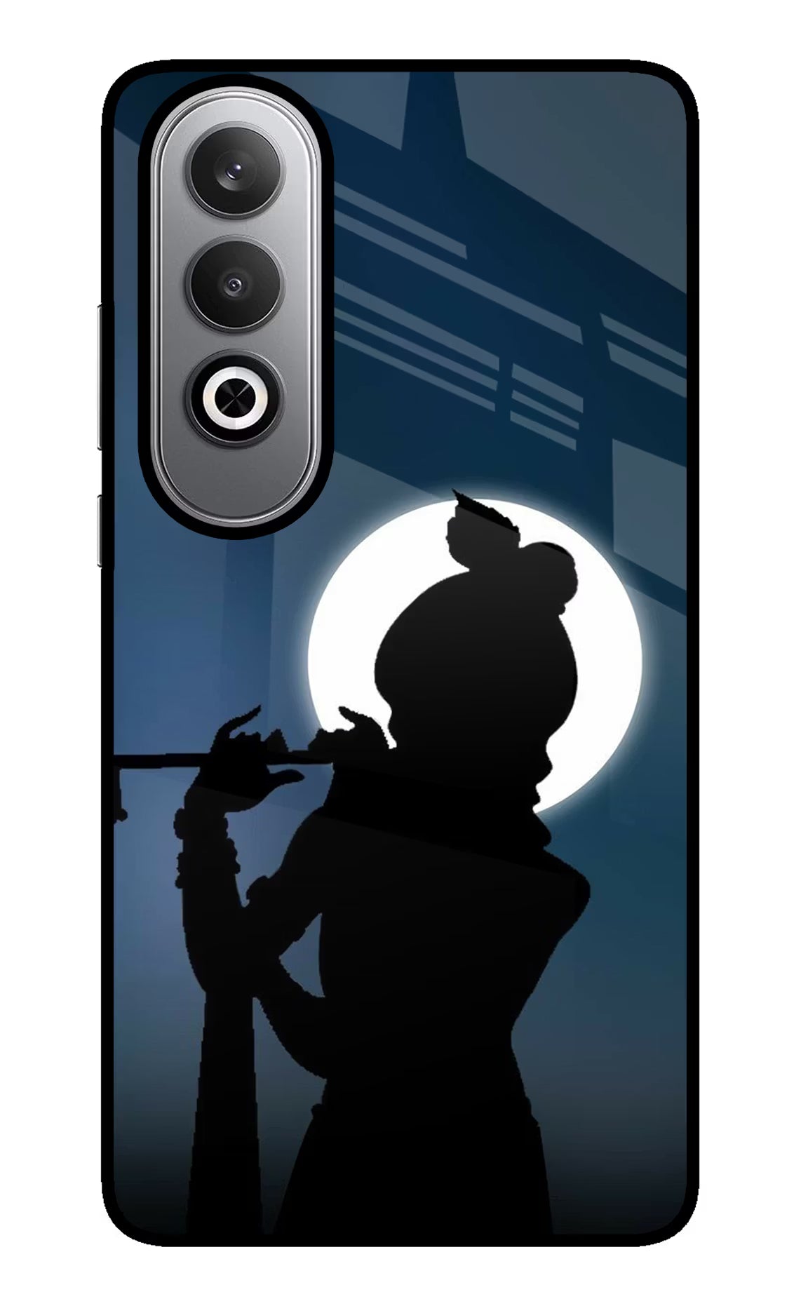 Shri Krishna Silhouette Oneplus Nord CE4 Glass Case