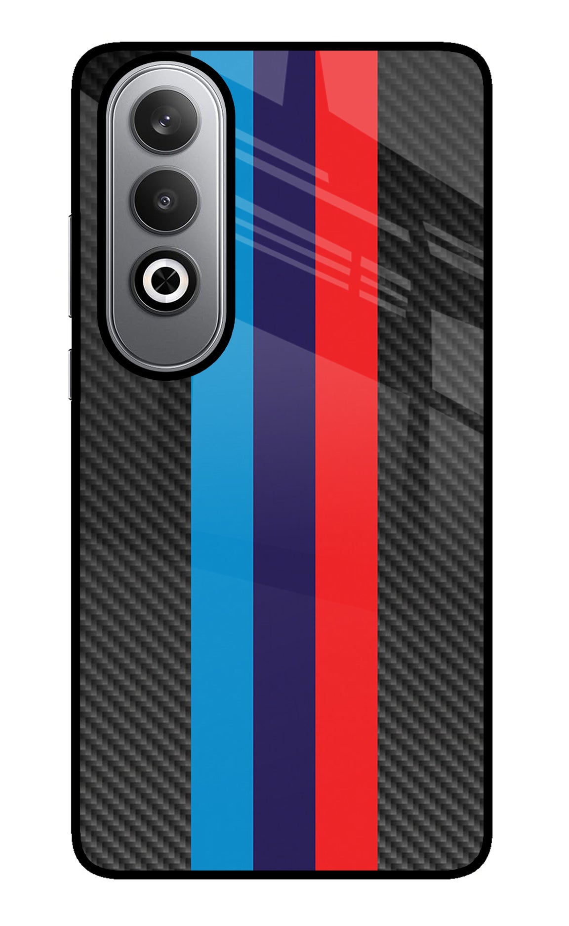 BMW Stripes Pattern Oneplus Nord CE4 Glass Case