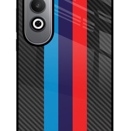 BMW Stripes Pattern Oneplus Nord CE4 Glass Case