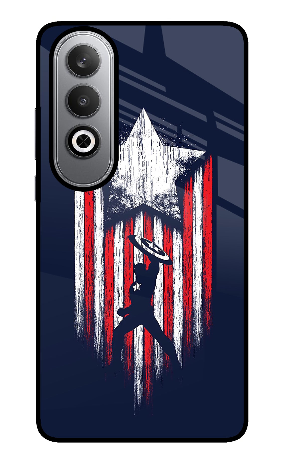 Captain America Marvel Art Oneplus Nord CE4 Back Cover