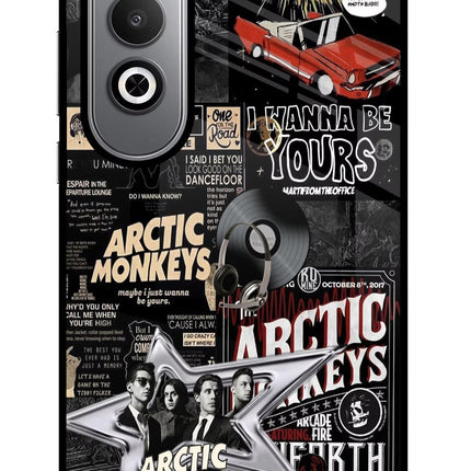 Arctic Monkeys Oneplus Nord CE4 Glass Case Back Cover by Casekaro