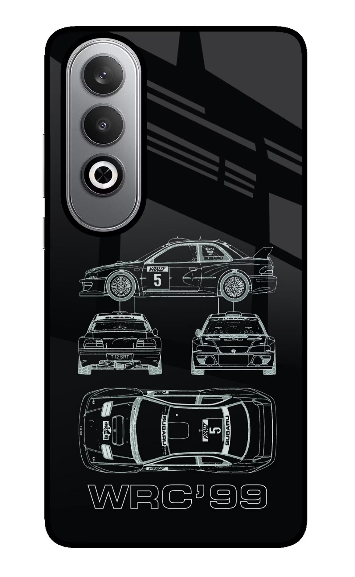 WRC'99 Oneplus Nord CE4 Glass Case Back Cover by Casekaro