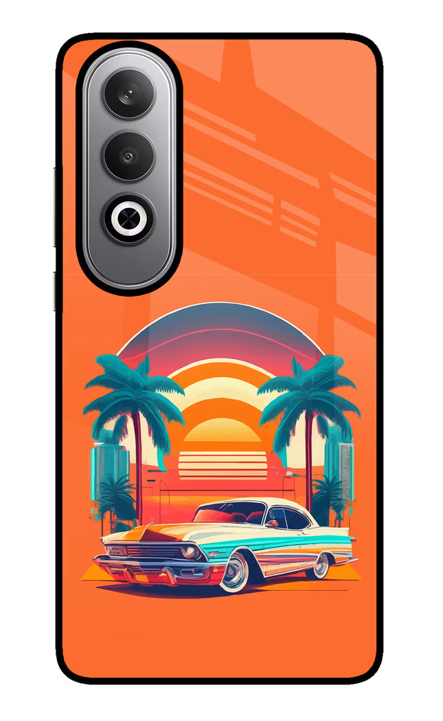 Palm Drive 80s Oneplus Nord CE4 Glass Case
