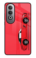 Red Velocity Oneplus Nord CE4 Glass Case