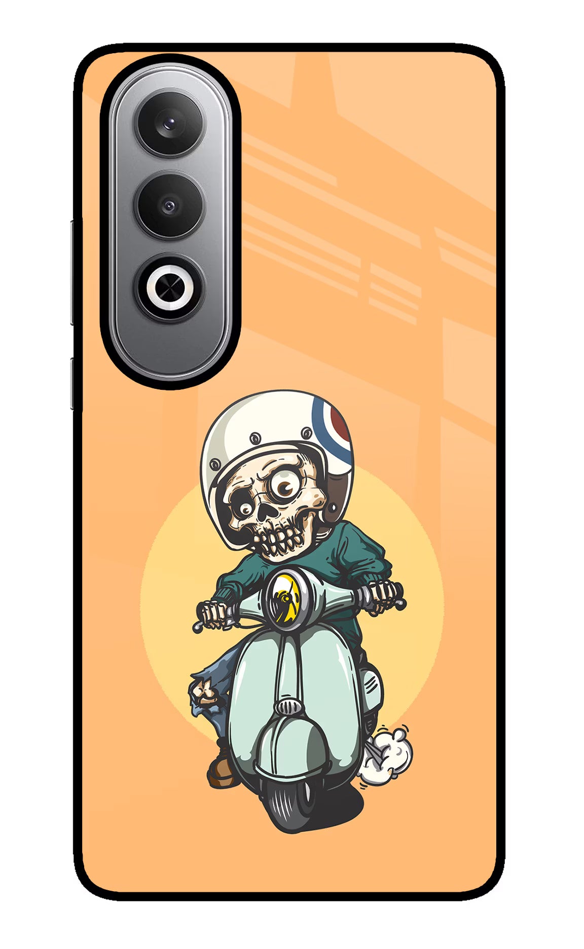 Undead Biker Oneplus Nord CE4 Glass Case