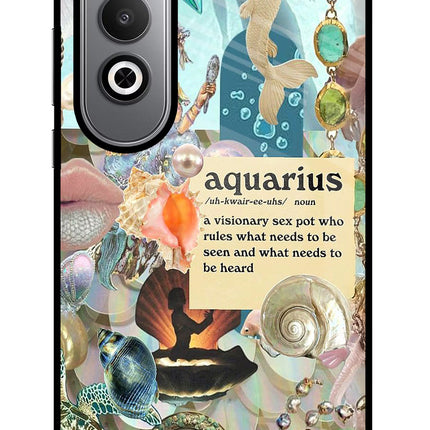 Aquarius Zodiac Oneplus Nord CE4 Glass Case