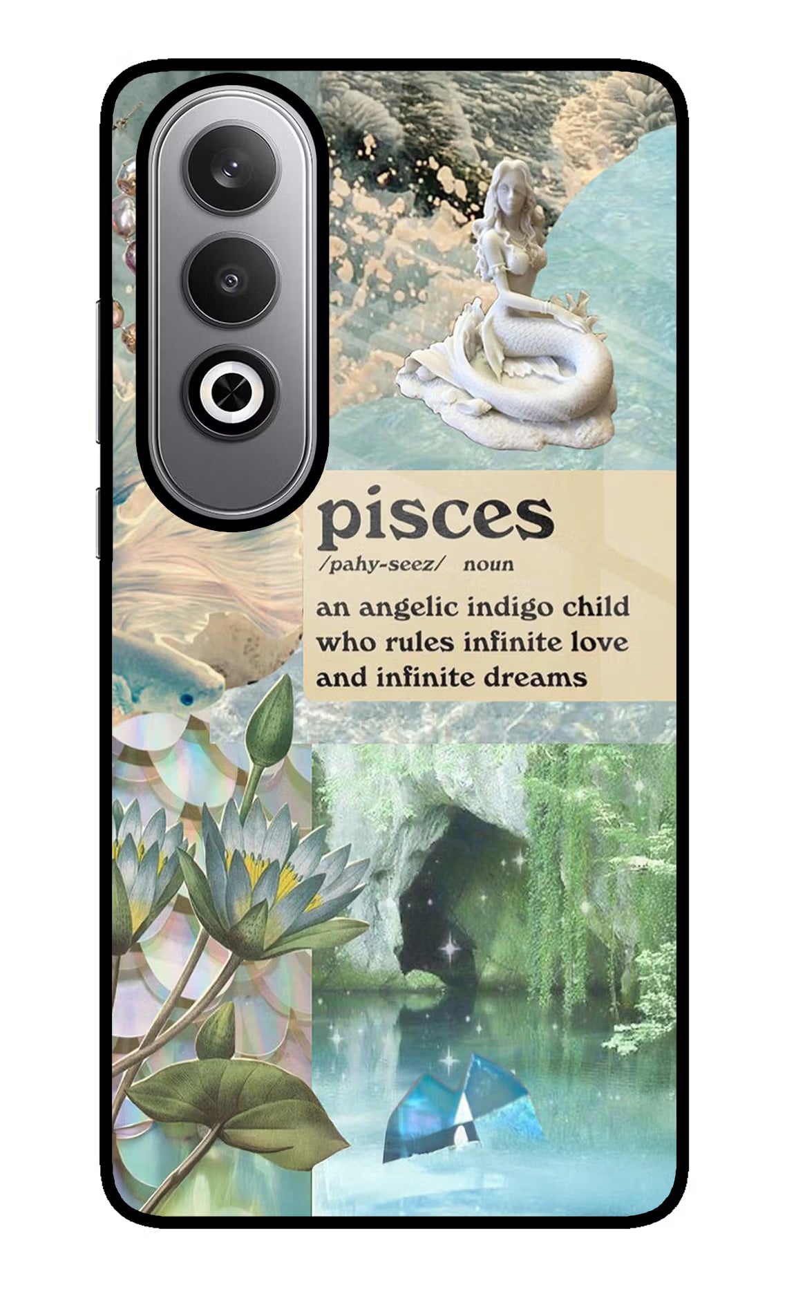 Pisces Zodiac Oneplus Nord CE4 Glass Case Back Cover by Casekaro