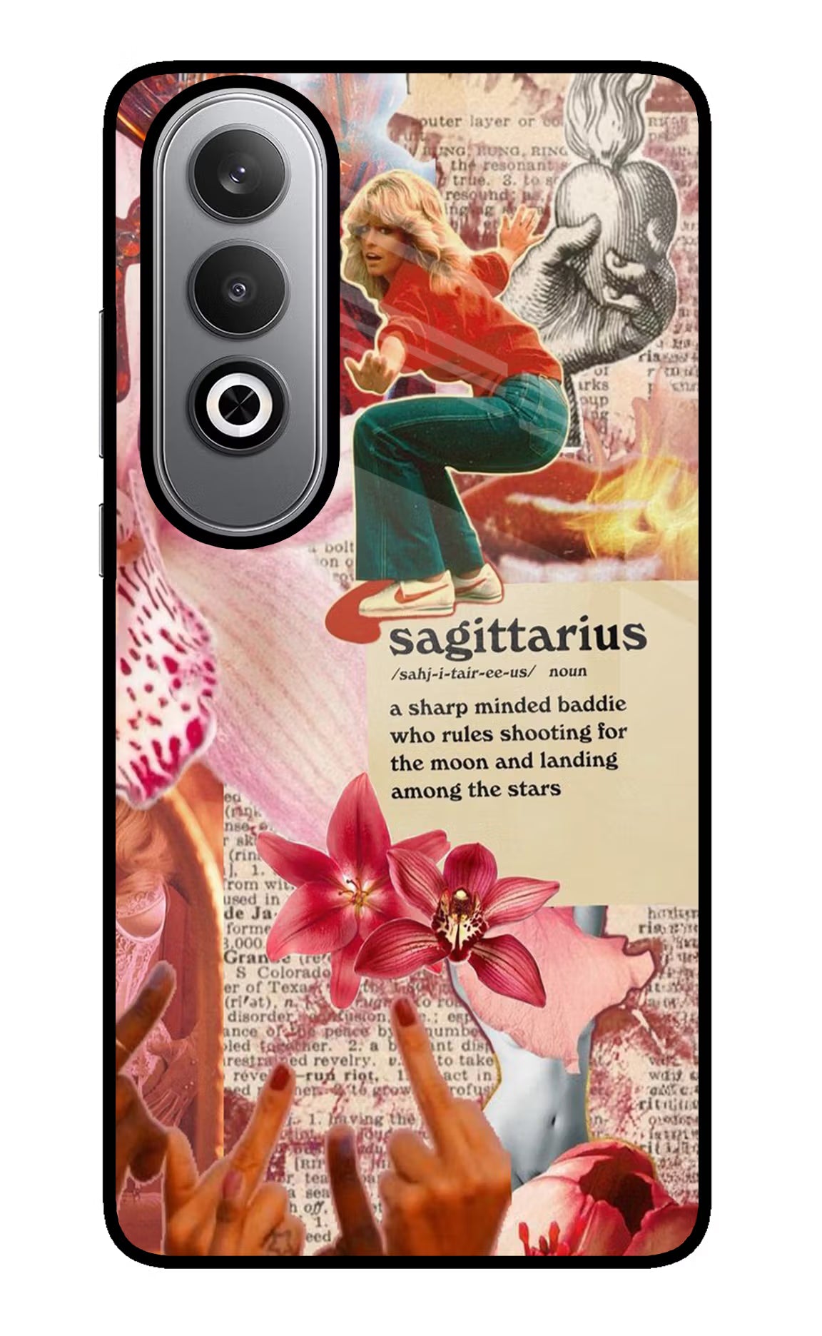 Sagittarius Zodiac Oneplus Nord CE4 Glass Case Back Cover by Casekaro