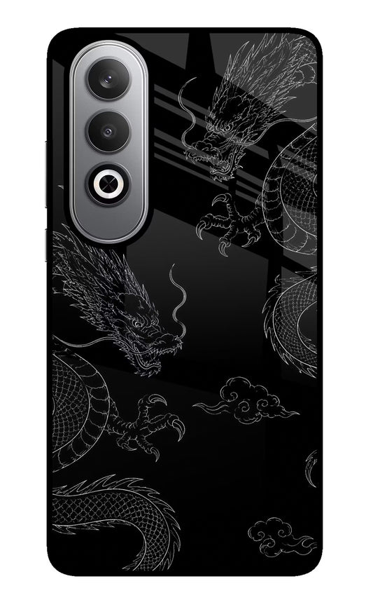 Twin Dragons Oneplus Nord CE4 Glass Case