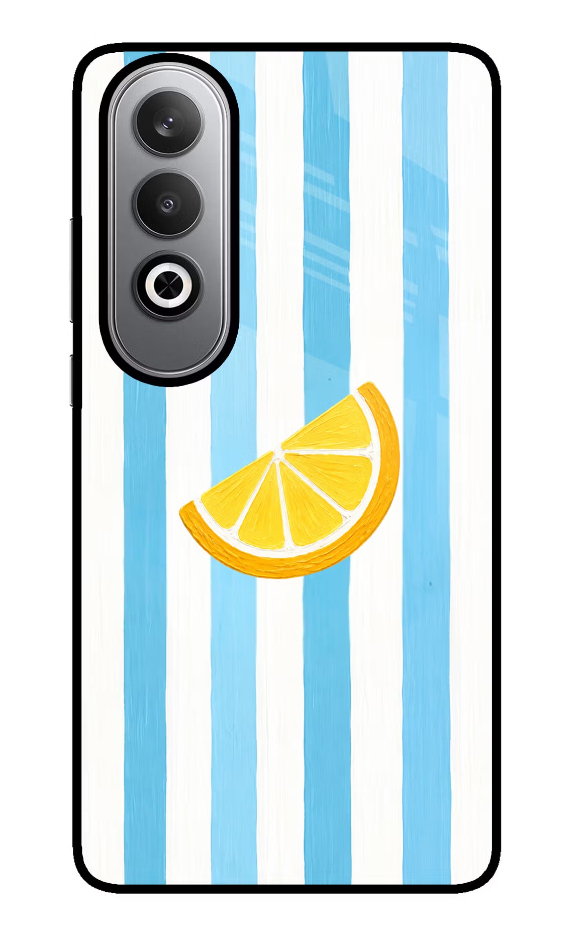 Summer Lemon Oneplus Nord CE4 Glass Case Back Cover by Casekaro