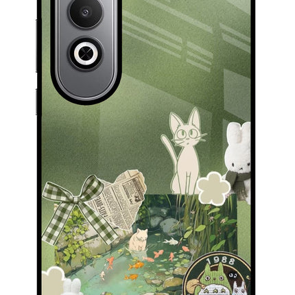 Aesthetic anime Oneplus Nord CE4 Glass Case