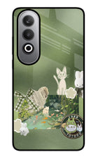 Aesthetic anime Oneplus Nord CE4 Glass Case