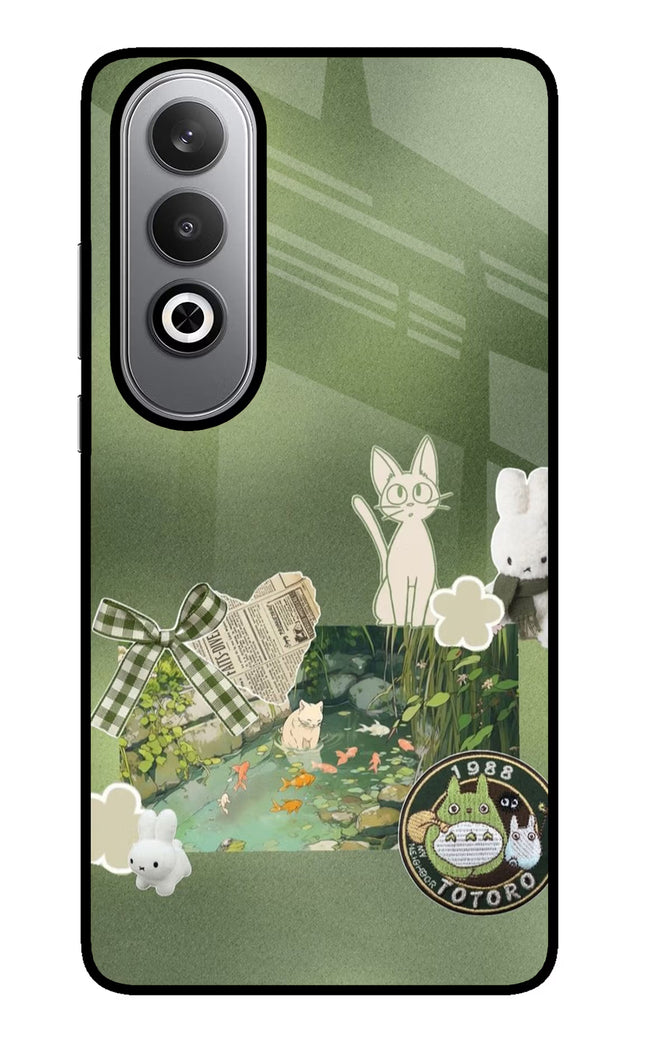 Aesthetic anime Oneplus Nord CE4 Glass Case