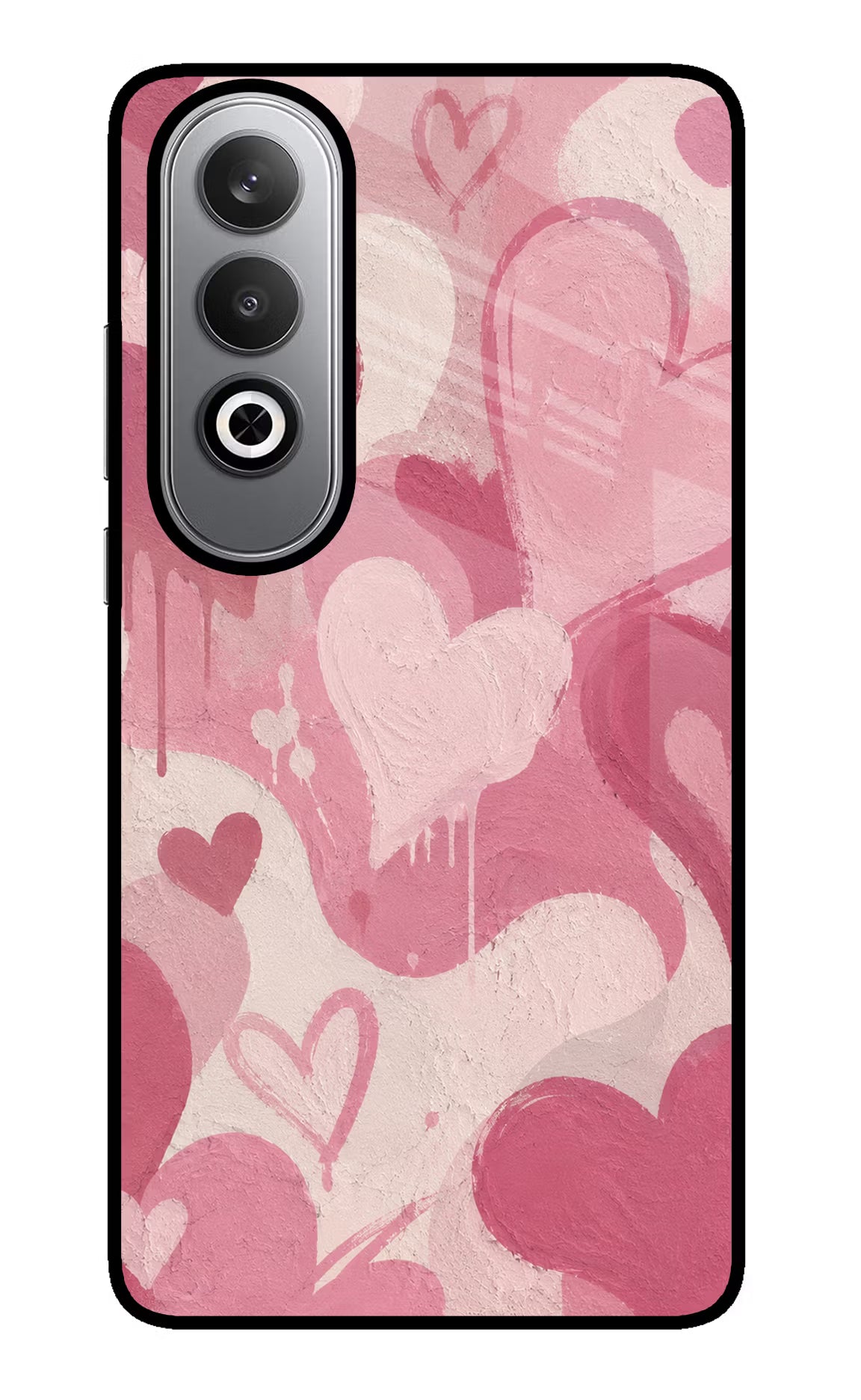 Hearty case Oneplus Nord CE4 Glass Case Back Cover by Casekaro