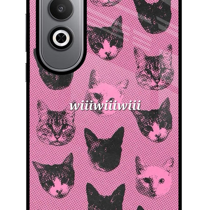 Pink Cats Oneplus Nord CE4 Glass Case