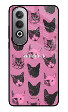 Pink Cats Oneplus Nord CE4 Glass Case