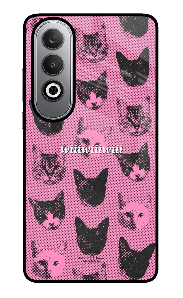 Pink Cats Oneplus Nord CE4 Glass Case