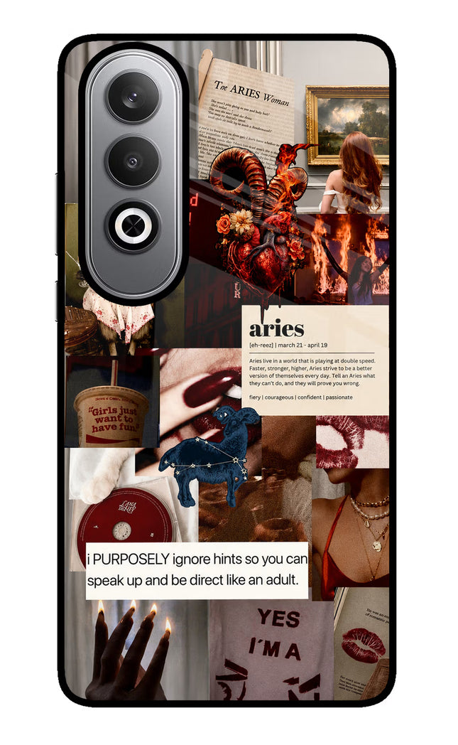 Zodiac Aries Oneplus Nord CE4 Glass Case