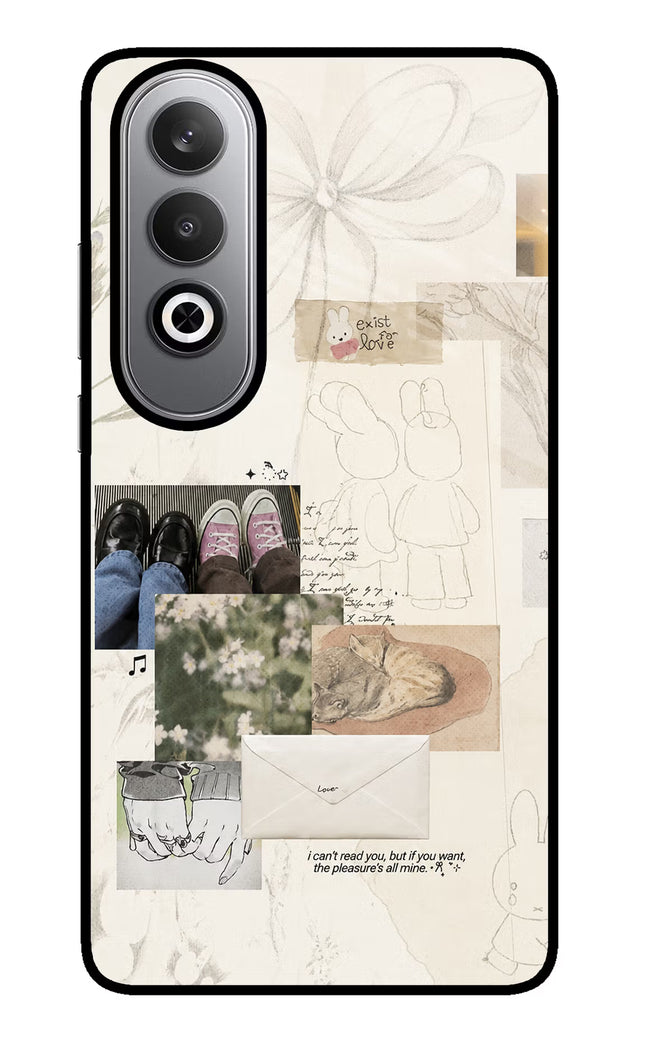 Soft Aesthetic Oneplus Nord CE4 Glass Case