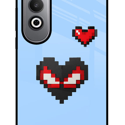 Peter Heart Oneplus Nord CE4 Glass Case Back Cover by Casekaro