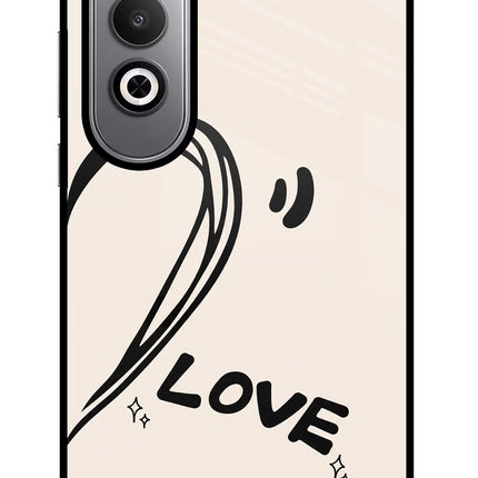 Soul Line Oneplus Nord CE4 Glass Case Back Cover by Casekaro