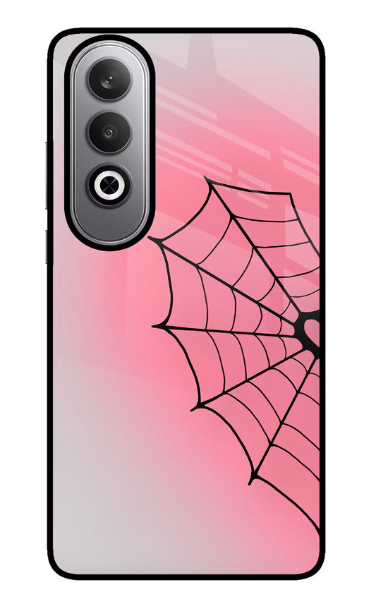 Pink Web Oneplus Nord CE4 Glass Case