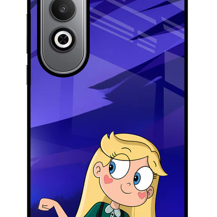 Star Glow Oneplus Nord CE4 Glass Case Back Cover by Casekaro