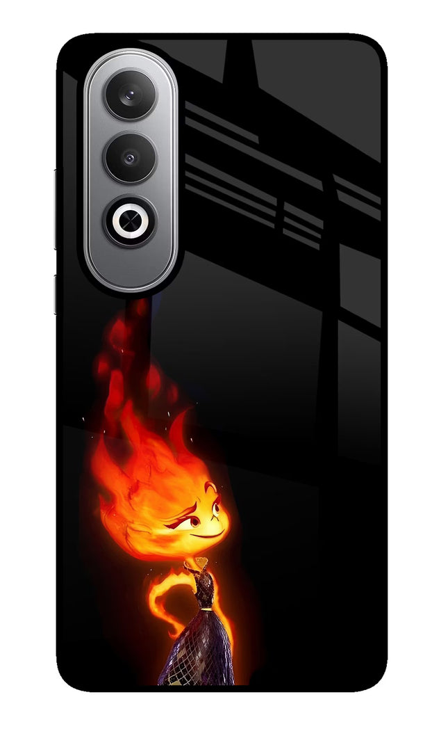 Ember Flame Oneplus Nord CE4 Glass Case