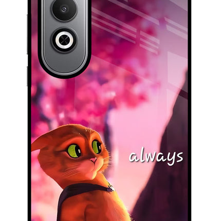 Always Cat Oneplus Nord CE4 Glass Case