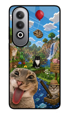 Minecraft Cat Chaos Oneplus Nord CE4 Glass Case