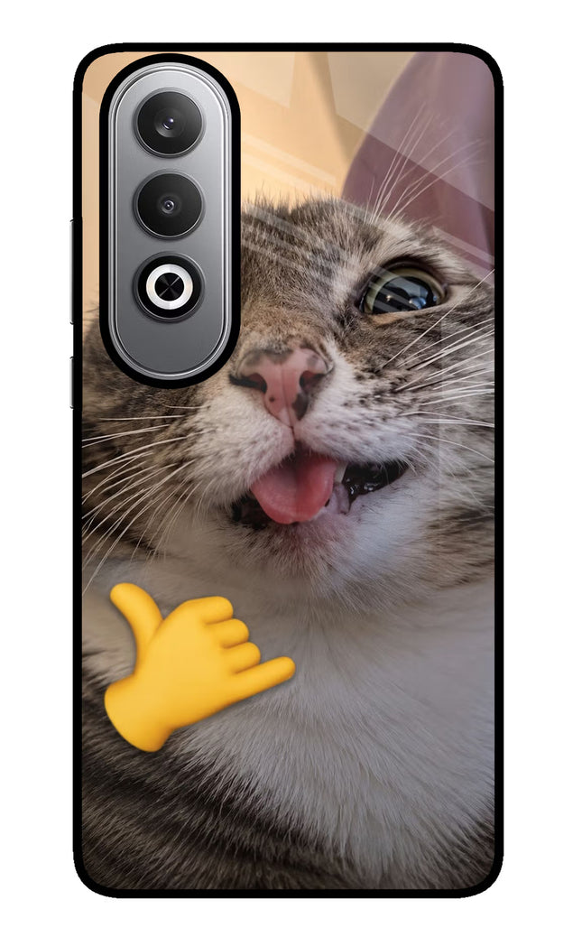 Silly Cat Call Oneplus Nord CE4 Glass Case