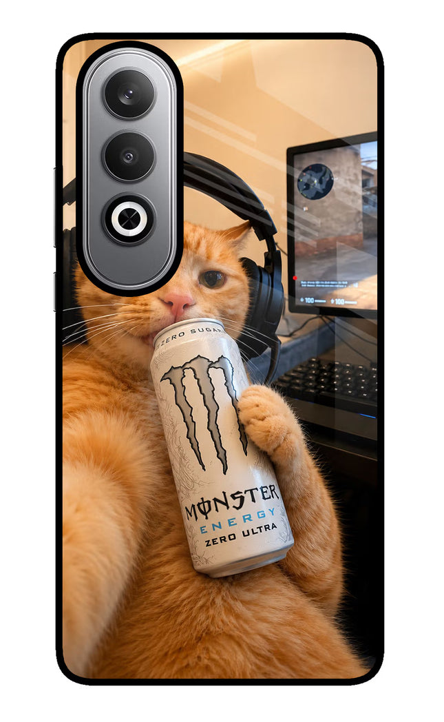 Gamer Cat Energy Oneplus Nord CE4 Glass Case