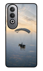 Skydiving Cow Oneplus Nord CE4 Glass Case