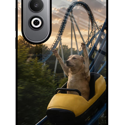 Rollercoaster Dog Oneplus Nord CE4 Glass Case