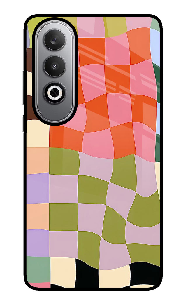 Wavy Grid Oneplus Nord CE4 Glass Case