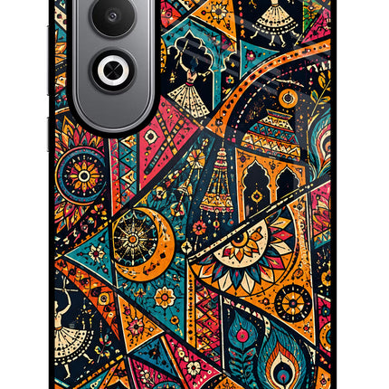 Folk Print Oneplus Nord CE4 Glass Case